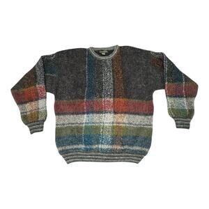 Vintage Men's Clubfellow XLT Wool Acrylic Blend Colorblock Pullover Sweater